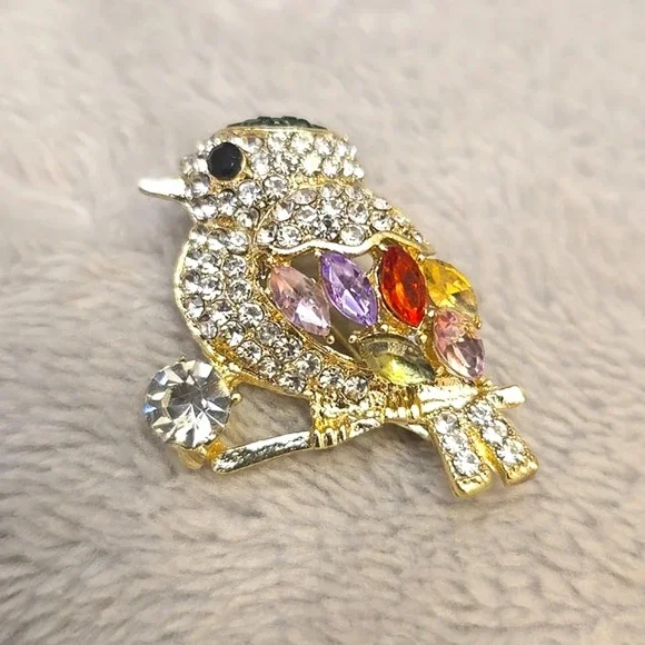 #518 Bird brooch pin - Picture 4 of 6